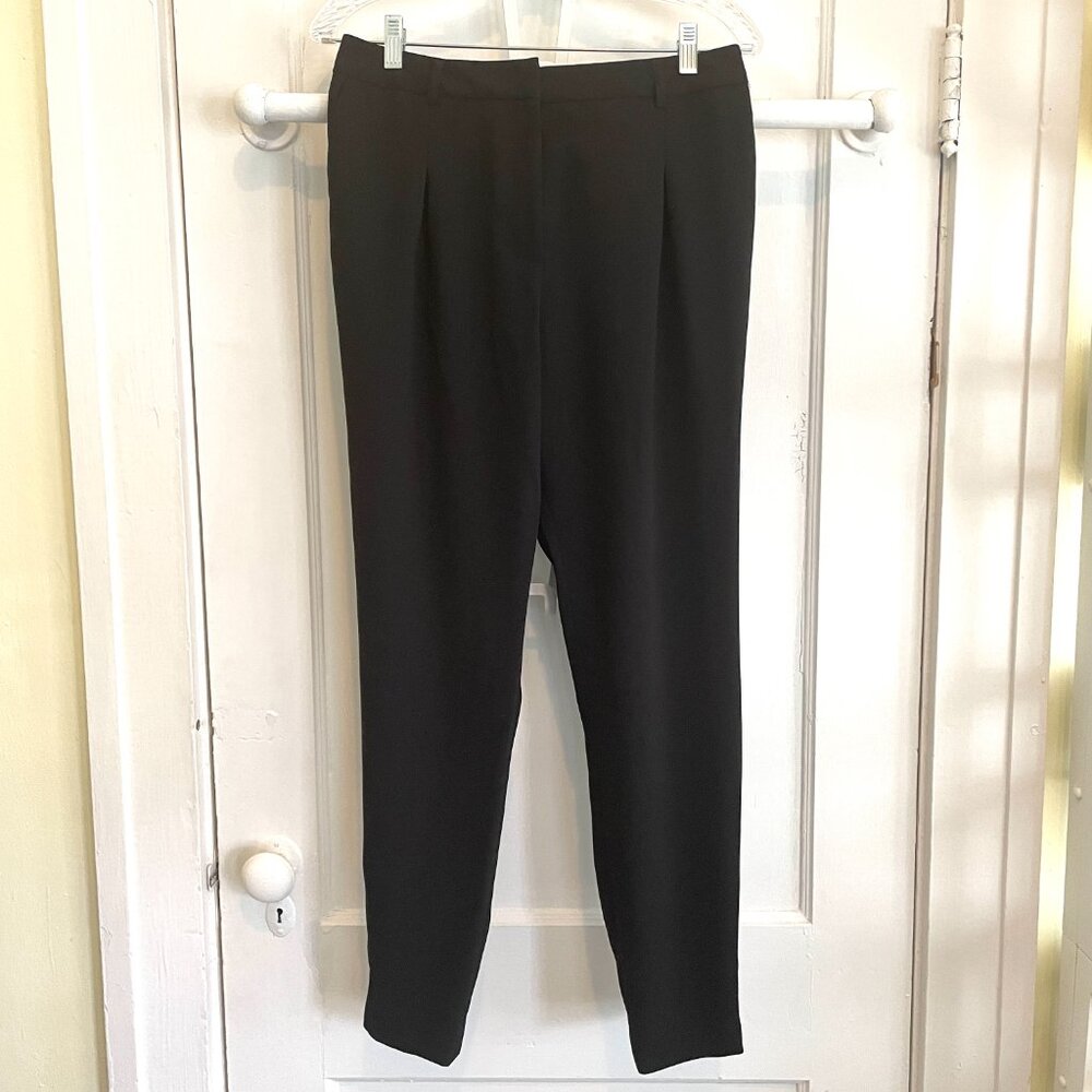 Women's Express High Rise Pleated Tapered Dress Pants | Size 8 R - Picture 2 of 4